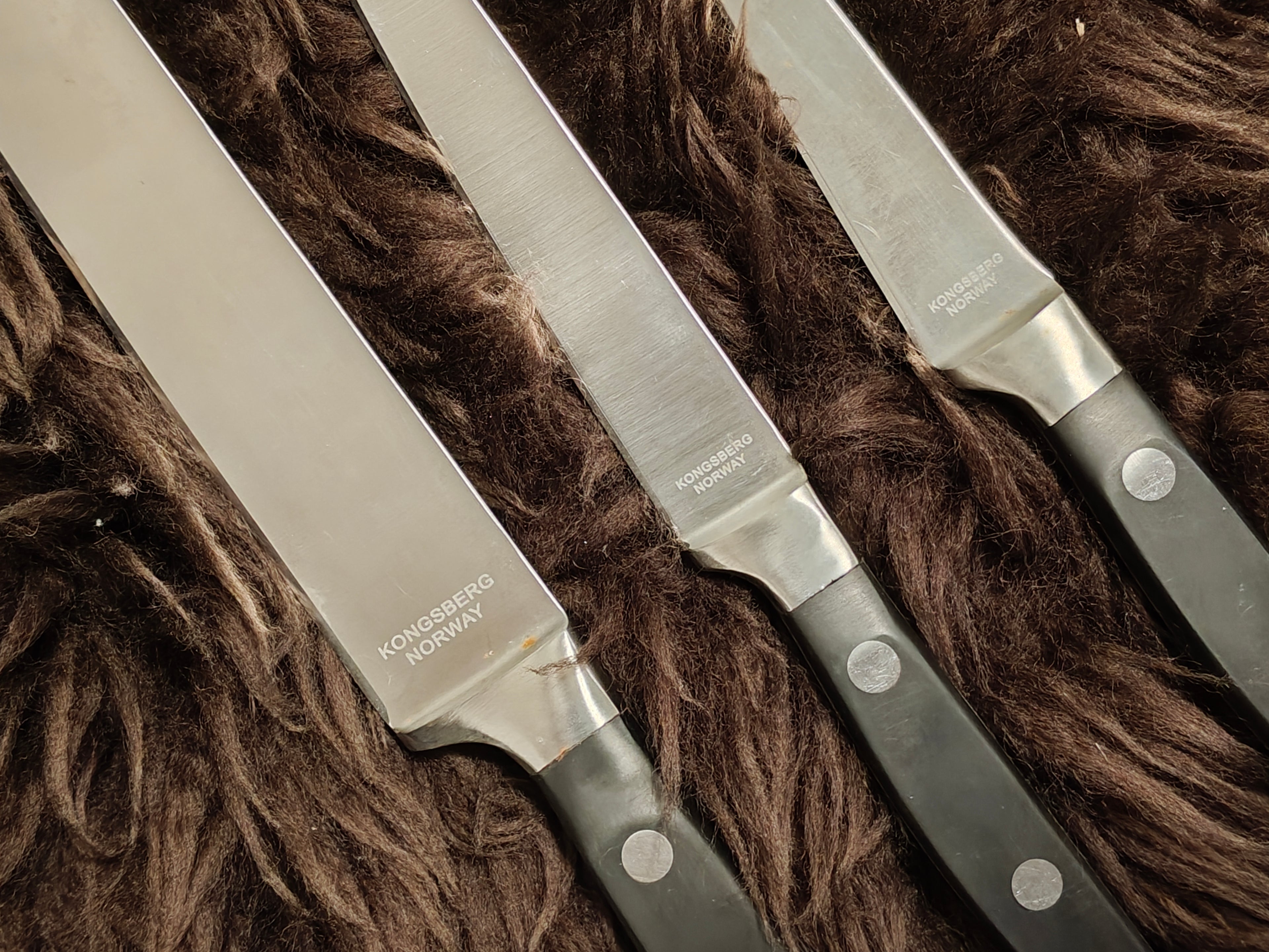 Knivsæt fra Kongsberg Norway.