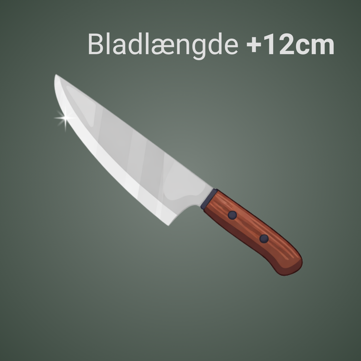 Stor kniv <br> Slibning